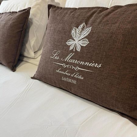 Les Marronniers Bed & Breakfast Laverune ภายนอก รูปภาพ